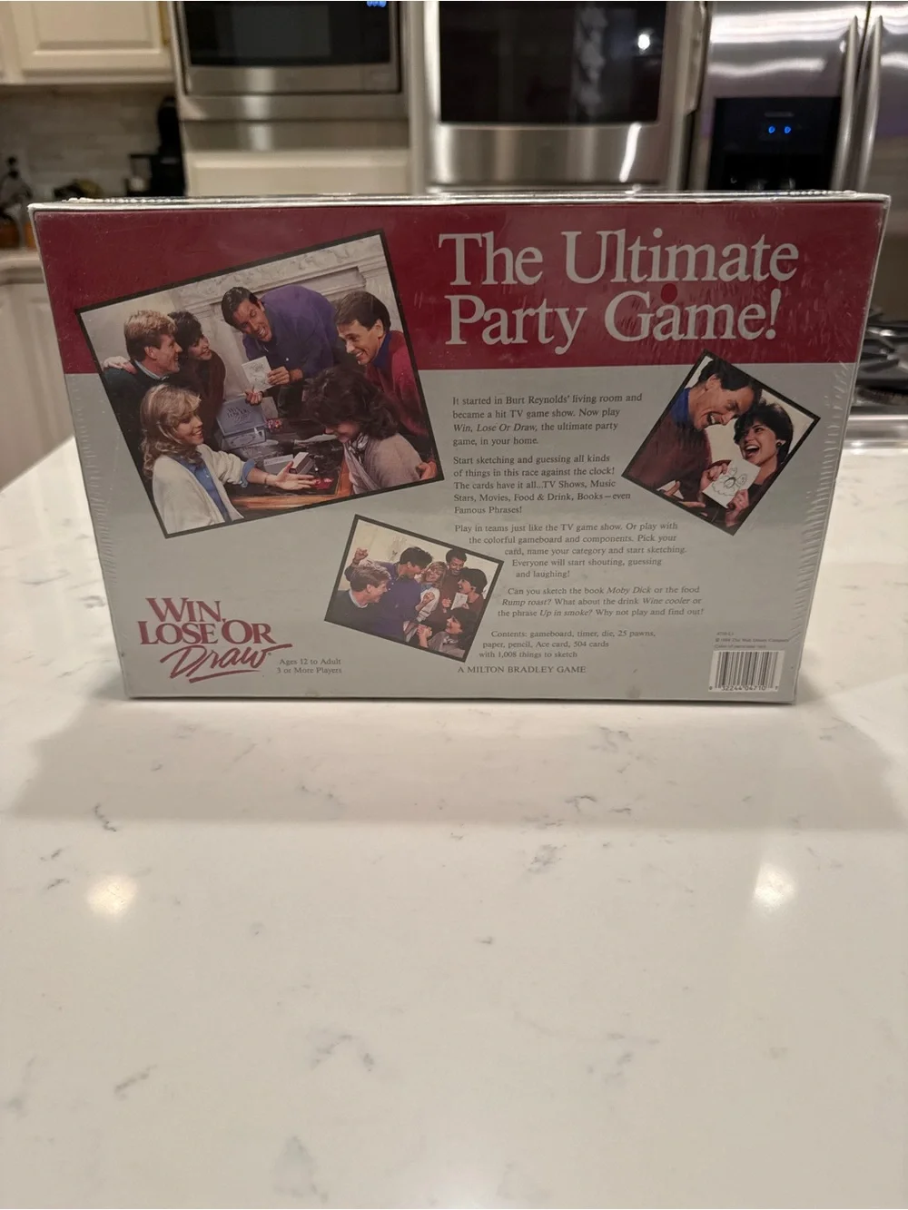 Vintage 1988 Win Lose or Draw Party Edition Board Game Sealed Milton Bradley NEW